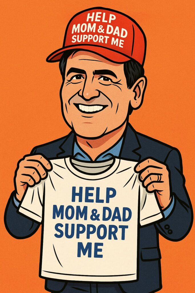 מארק קיובן, הדאלאס מבריקס: המממנים הכי גדולים של הספורט הם אמא ואבא