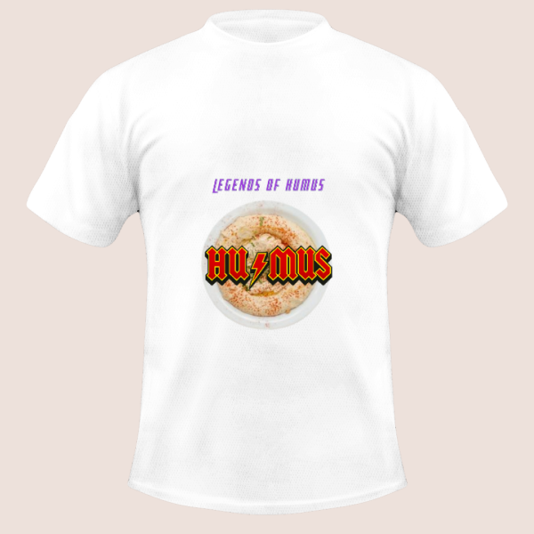 חולצת דרייפיט שרוול קצר אגדות החומוס AC DC