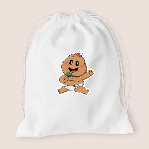 תיק שרוכים מכותנה 40X36