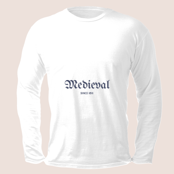 חולצה ארוכה טריקו, הדפסה קדמית (Copy)